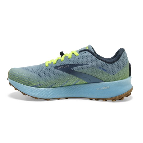 Brooks Catamount Women's Trail Running Shoes Blue / Yellow / Green | USA-819743