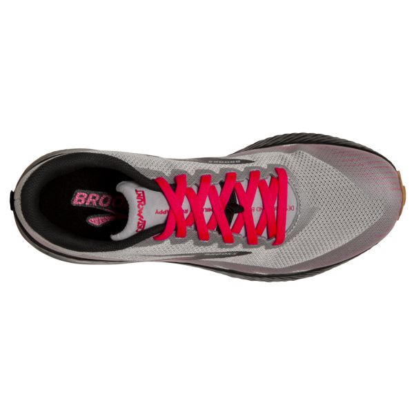 Brooks Catamount Women's Trail Running Shoes Grey / Black / Pink | USA-863507