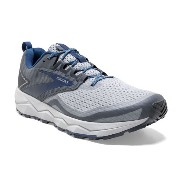 Brooks Divide 2 Men's Trail Running Shoes Grey / White / Blue | USA-841375