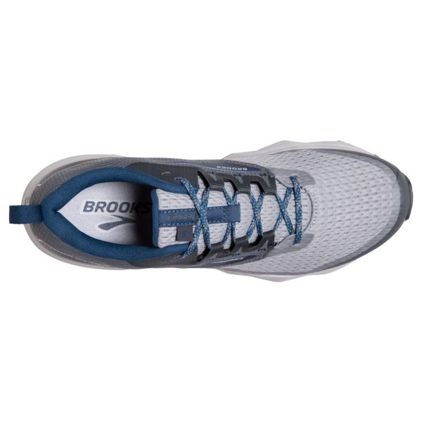 Brooks Divide 2 Men's Trail Running Shoes Grey / White / Blue | USA-841375