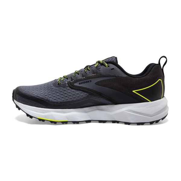 Brooks Divide 2 Men's Trail Running Shoes Black / Grey / Yellow | USA-932801