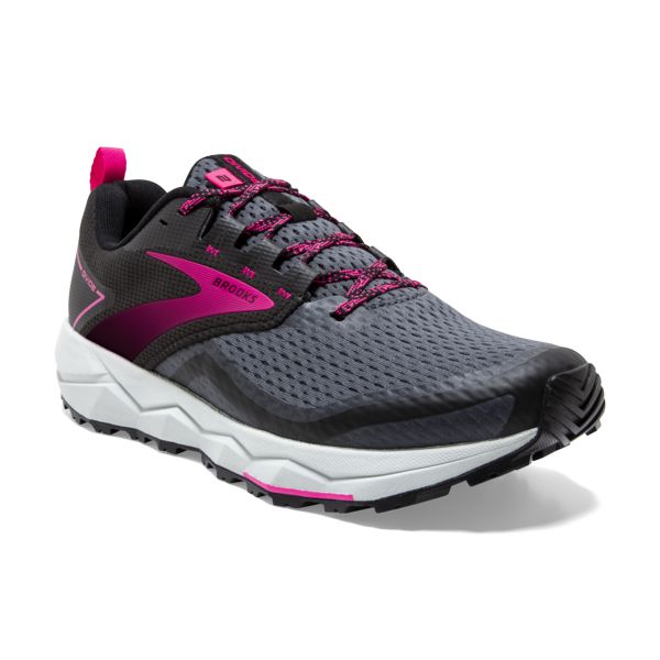 Brooks Divide 2 Women's Trail Running Shoes Black / Pink / White | USA-934810