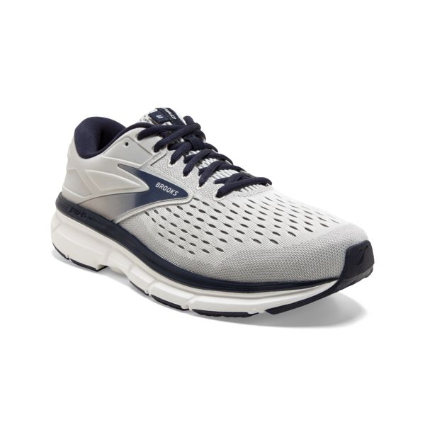 Brooks Dyad 11 Men's Road Running Shoes Grey / Navy | USA-731405