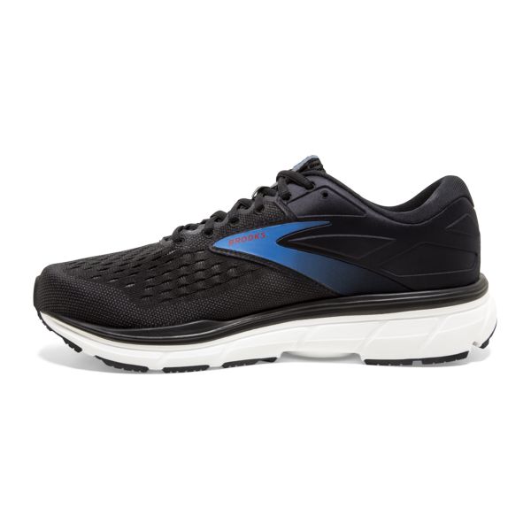 Brooks Dyad 11 Men's Road Running Shoes Black / Blue / White | USA-873492