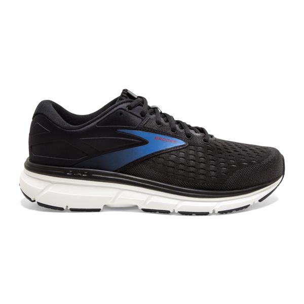 Brooks Dyad 11 Men\'s Road Running Shoes Black / Blue / White | USA-873492