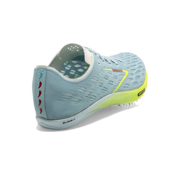 Brooks ELMN8 7 Women's Racing Shoes Blue / Yellow / Red | USA-835416