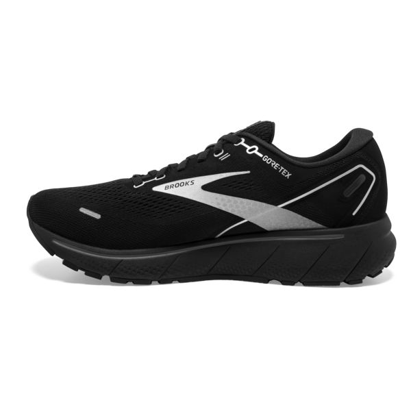 Brooks Ghost 14 GTX Men's Road Running Shoes Black / White | USA-98421