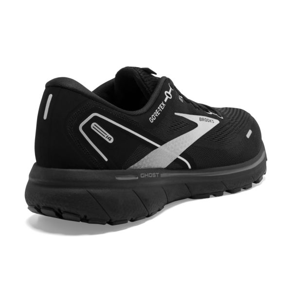 Brooks Ghost 14 GTX Men's Road Running Shoes Black / White | USA-98421