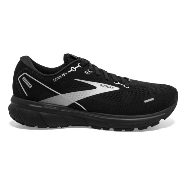 Brooks Ghost 14 GTX Men\'s Road Running Shoes Black / White | USA-98421