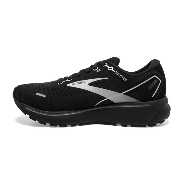 Brooks Ghost 14 GTX Women's Road Running Shoes Black / White | USA-458792