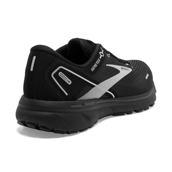 Brooks Ghost 14 GTX Women's Road Running Shoes Black / White | USA-458792