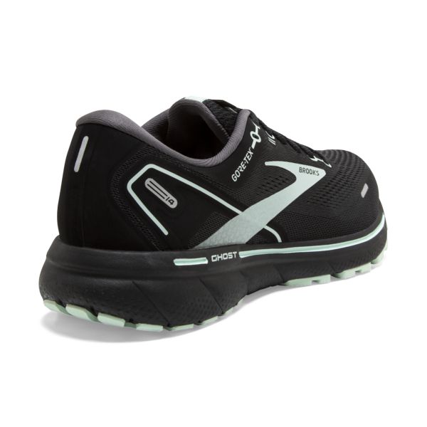 Brooks Ghost 14 GTX Women's Road Running Shoes Black / White | USA-957481