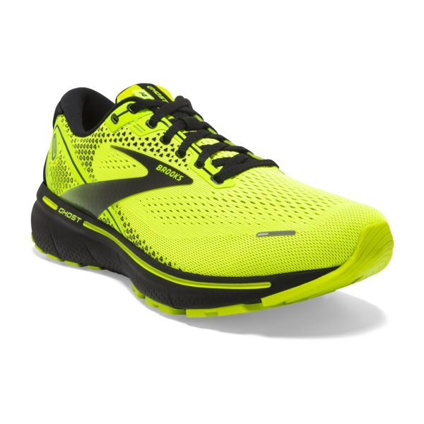 Brooks Ghost 14 Men's Road Running Shoes Yellow / Black | USA-13527