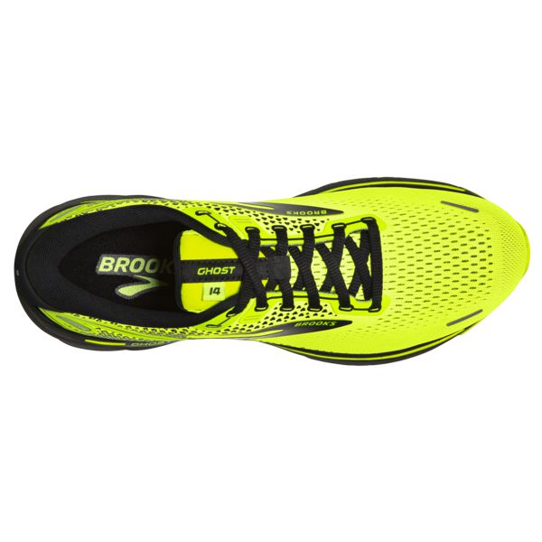 Brooks Ghost 14 Men's Road Running Shoes Yellow / Black | USA-13527