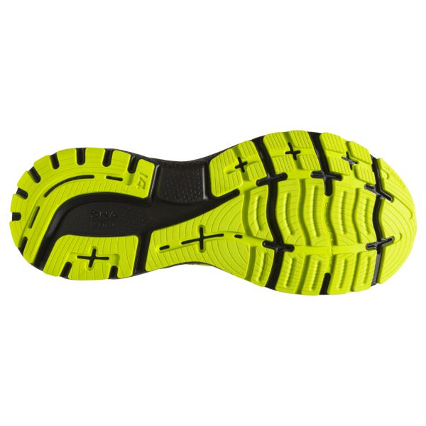 Brooks Ghost 14 Men's Road Running Shoes Yellow / Black | USA-13527