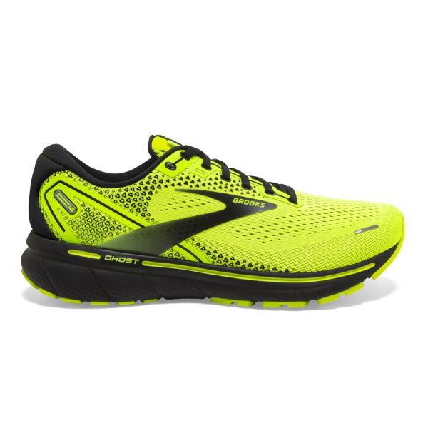 Brooks Ghost 14 Men\'s Road Running Shoes Yellow / Black | USA-13527