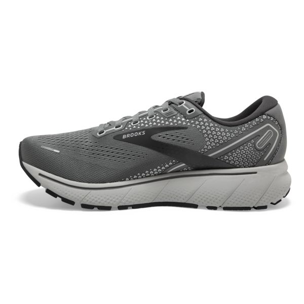 Brooks Ghost 14 Men's Road Running Shoes Grey / White | USA-281076