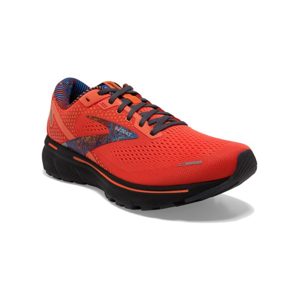 Brooks Ghost 14 Men's Road Running Shoes Orange / Blue / Black | USA-504289