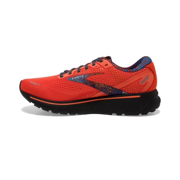 Brooks Ghost 14 Men's Road Running Shoes Orange / Blue / Black | USA-504289