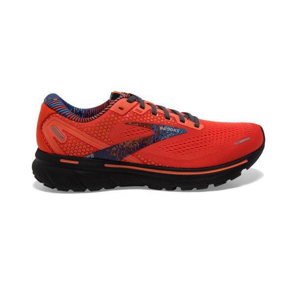 Brooks Ghost 14 Men\'s Road Running Shoes Orange / Blue / Black | USA-504289