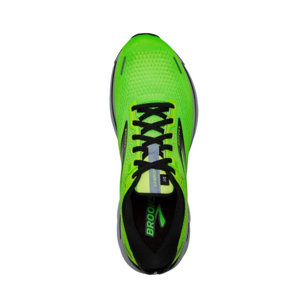 Brooks Ghost 14 Men's Road Running Shoes Green / Black / Grey | USA-813549