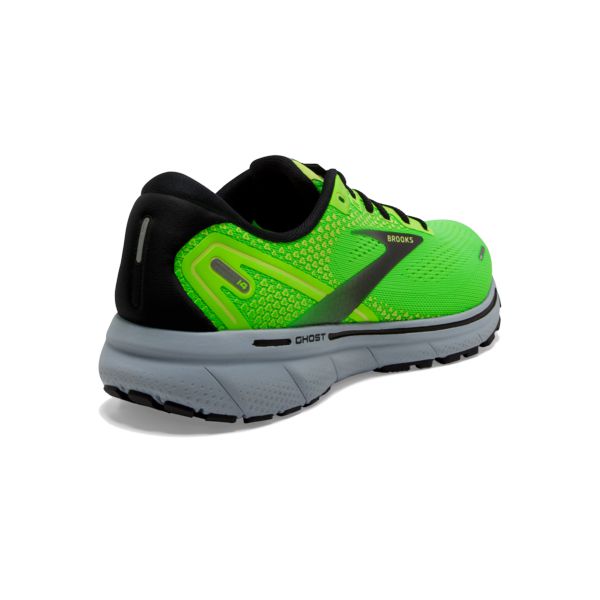 Brooks Ghost 14 Men's Road Running Shoes Green / Black / Grey | USA-813549