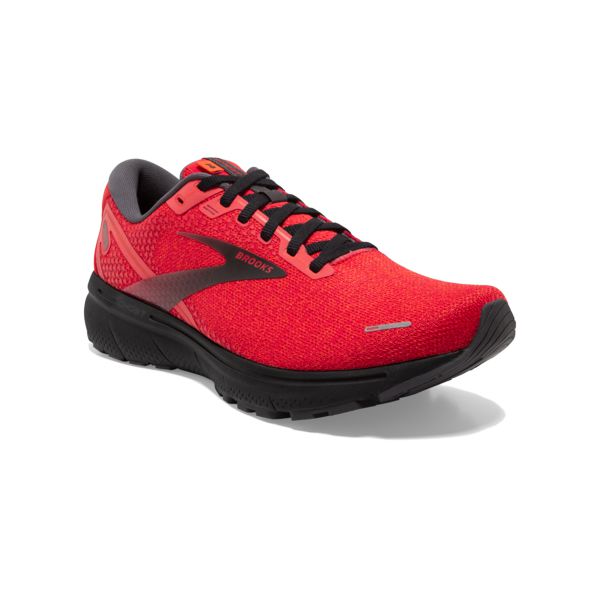 Brooks Ghost 14 Men's Road Running Shoes Pink / Red / Black | USA-814059