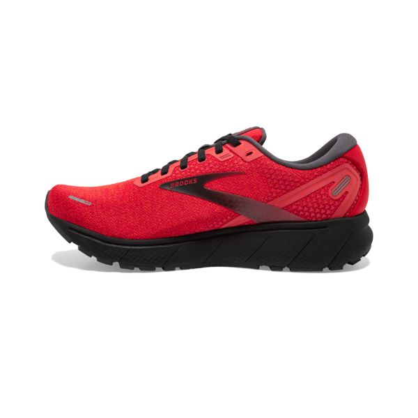 Brooks Ghost 14 Men's Road Running Shoes Pink / Red / Black | USA-814059