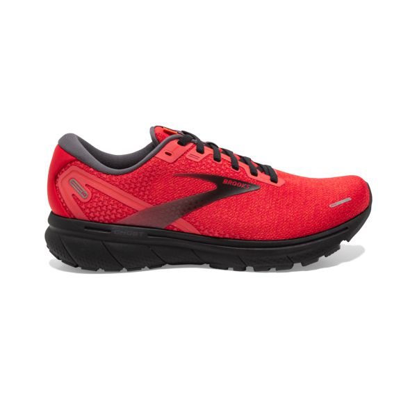 Brooks Ghost 14 Men\'s Road Running Shoes Pink / Red / Black | USA-814059