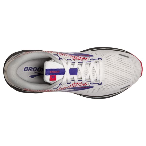 Brooks Ghost 14 Women's Road Running Shoes White / Purple / Coral | USA-194208