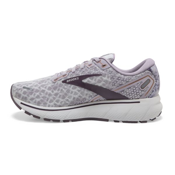 Brooks Ghost 14 Women's Road Running Shoes Grey / Purple | USA-194865