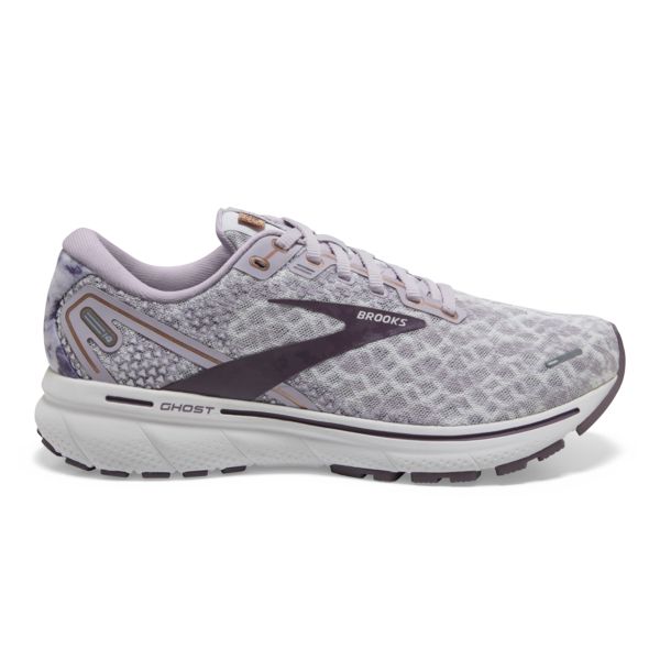 Brooks Ghost 14 Women\'s Road Running Shoes Grey / Purple | USA-194865