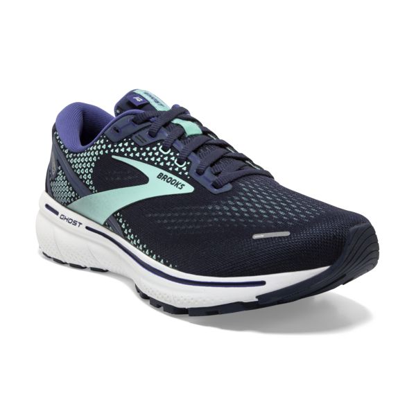 Brooks Ghost 14 Women's Road Running Shoes Navy / White | USA-269715