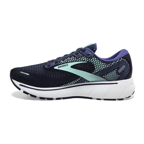 Brooks Ghost 14 Women's Road Running Shoes Navy / White | USA-269715