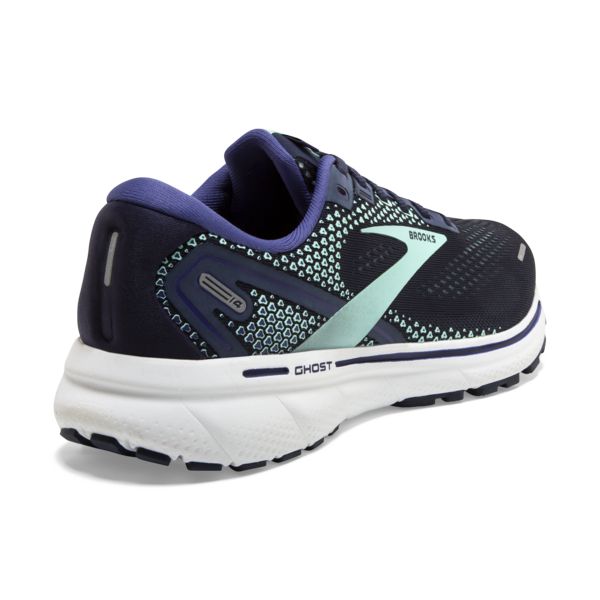 Brooks Ghost 14 Women's Road Running Shoes Navy / White | USA-269715