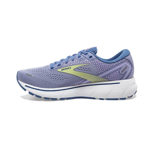 Brooks Ghost 14 Women's Road Running Shoes Purple / Blue / Yellow | USA-287310