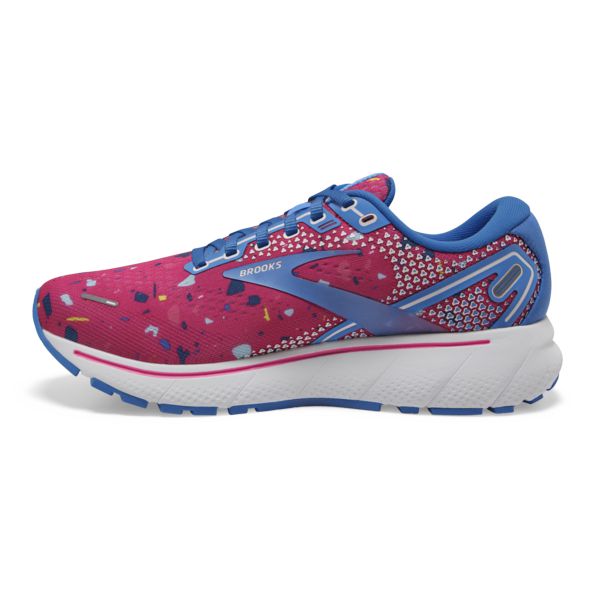 Brooks Ghost 14 Women's Road Running Shoes Red / Blue / White | USA-416509