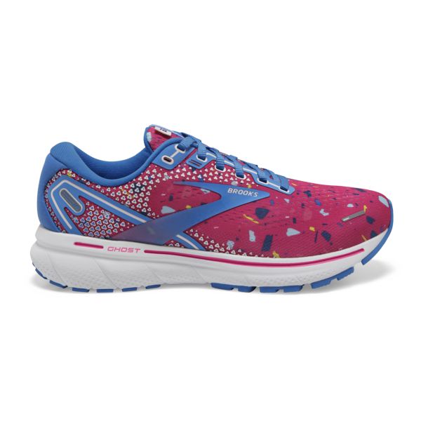 Brooks Ghost 14 Women\'s Road Running Shoes Red / Blue / White | USA-416509