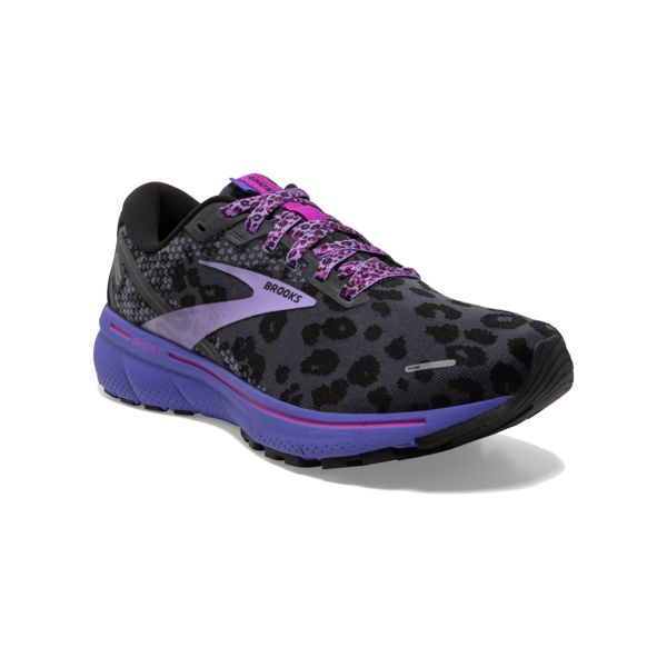 Brooks Ghost 14 Women's Road Running Shoes Black / Purple / Pink | USA-46193