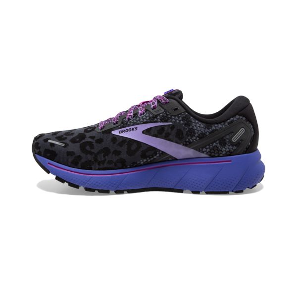 Brooks Ghost 14 Women's Road Running Shoes Black / Purple / Pink | USA-46193