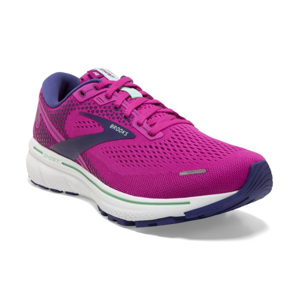 Brooks Ghost 14 Women's Road Running Shoes Purple / Red / White | USA-470283