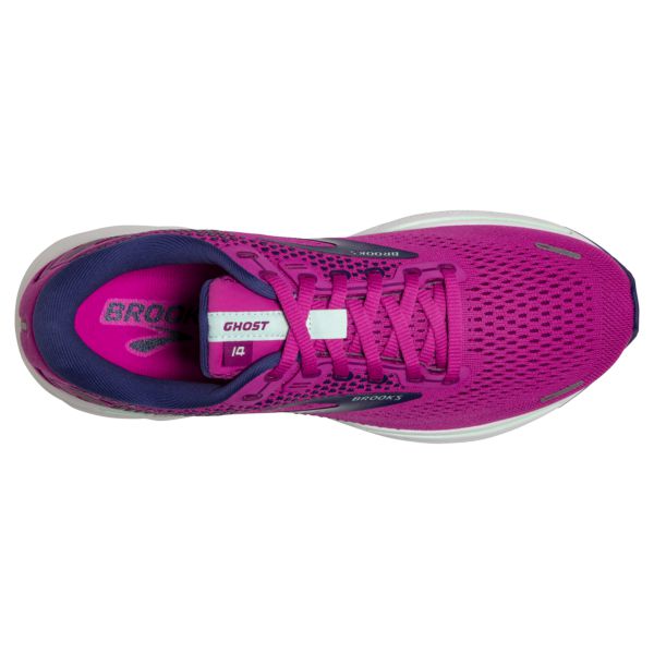 Brooks Ghost 14 Women's Road Running Shoes Purple / Red / White | USA-470283