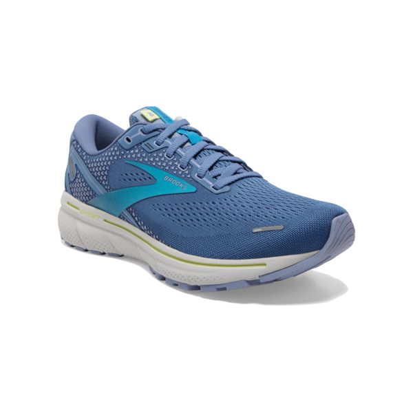 Brooks Ghost 14 Women's Road Running Shoes Blue / White | USA-509178