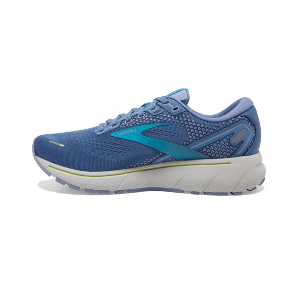 Brooks Ghost 14 Women's Road Running Shoes Blue / White | USA-509178