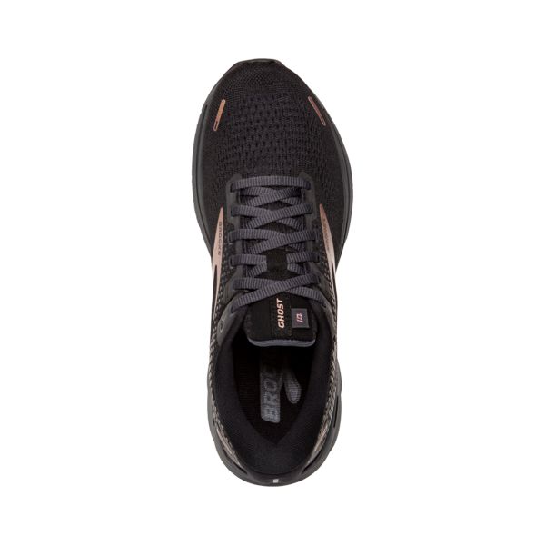 Brooks Ghost 14 Women's Road Running Shoes Black / Gold | USA-53867