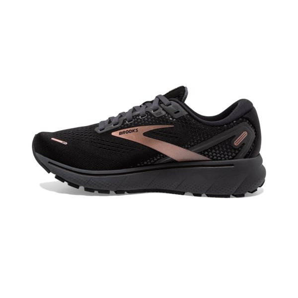 Brooks Ghost 14 Women's Road Running Shoes Black / Gold | USA-53867