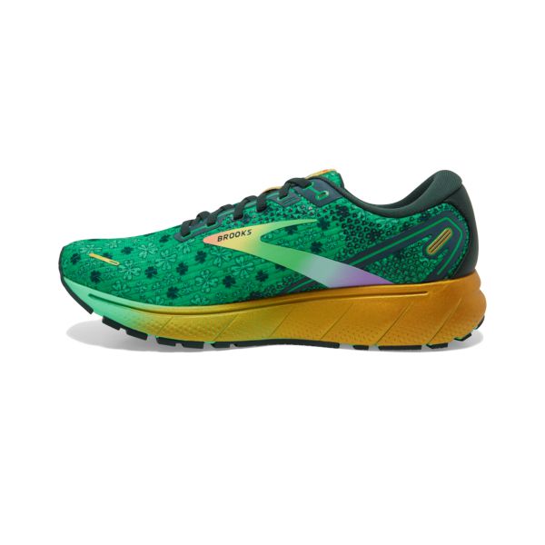 Brooks Ghost 14 Women's Road Running Shoes Green / Black / Gold | USA-578390