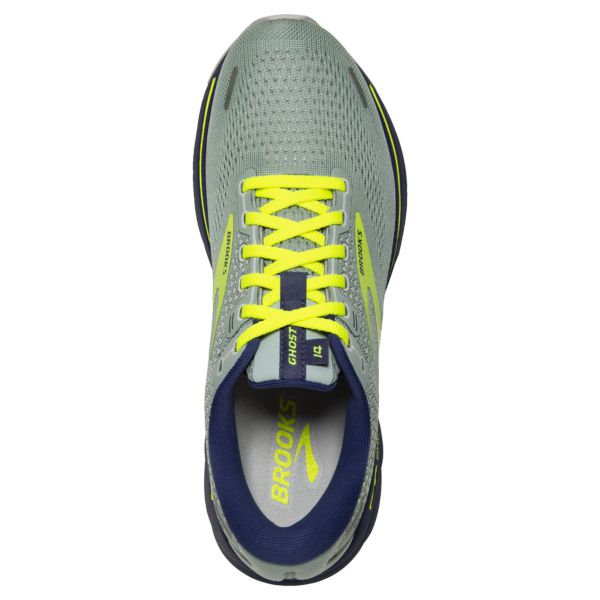 Brooks Ghost 14 Women's Road Running Shoes Blue / Green / Yellow | USA-601375