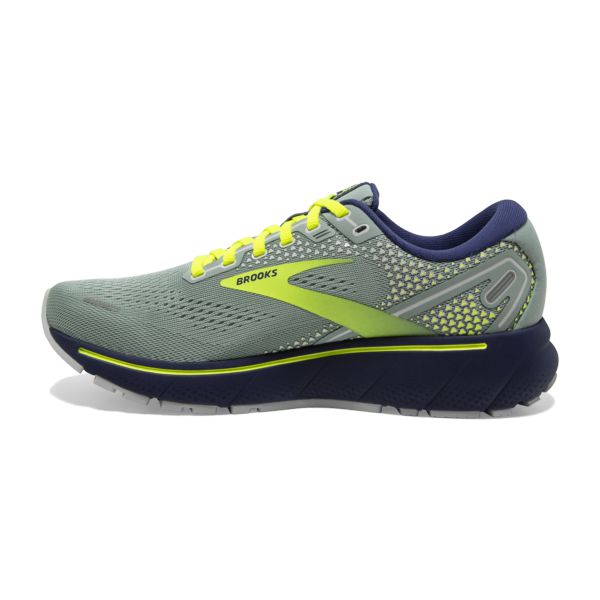 Brooks Ghost 14 Women's Road Running Shoes Blue / Green / Yellow | USA-601375