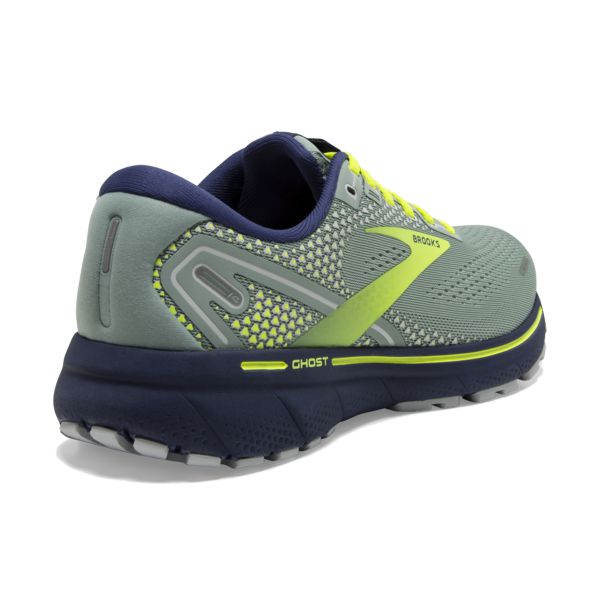 Brooks Ghost 14 Women's Road Running Shoes Blue / Green / Yellow | USA-601375